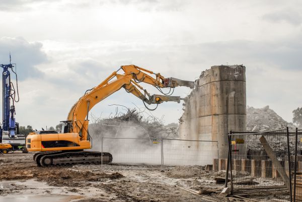 Silo Demolition in Myrtle Beach
