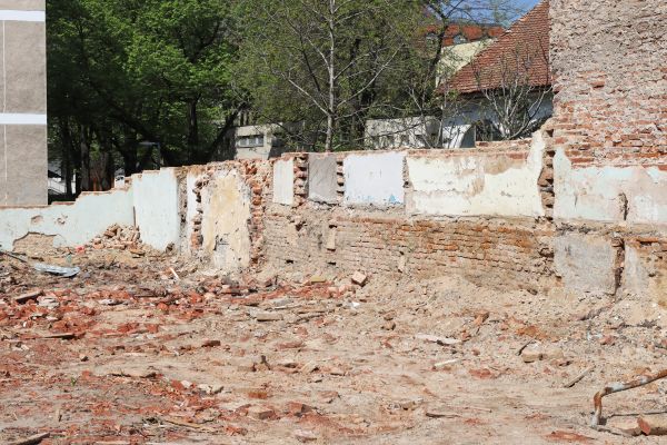 Brick Wall Demolition in Myrtle Beach
