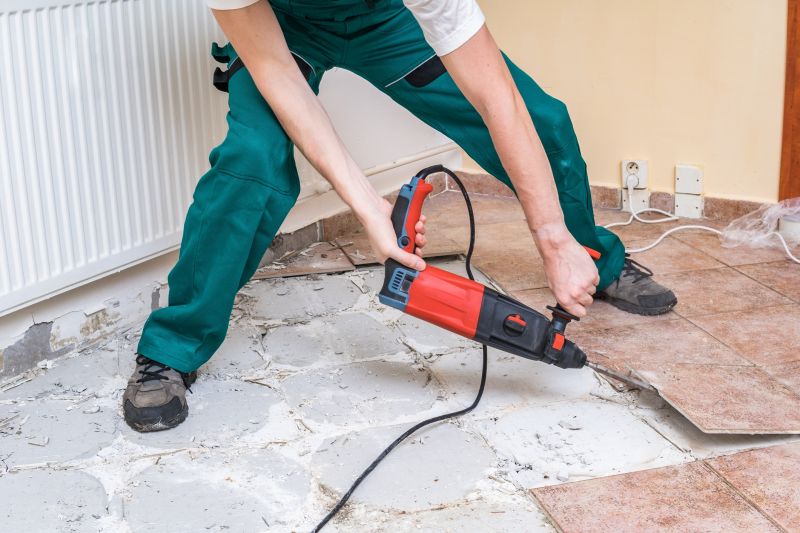 Hardwood Floor Demolition detail